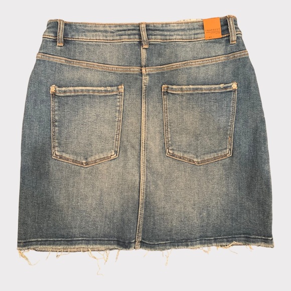 ZARA Denim skirt Size Large NWOT - Picture 2 of 7
